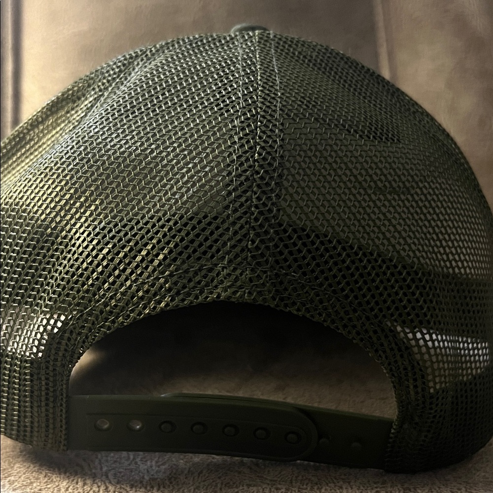 NWOT 🐠 BASS PRO SHOPS DARK GREEN ADJUSTABLE MESH TRUCKER HAT BASEBALL CAP Unisex - Picture 6 of 9